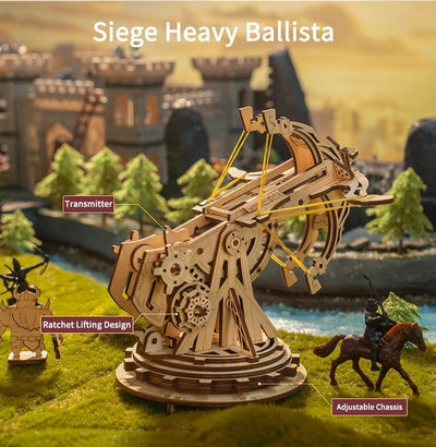 Siege Heavy Ballista 3D Wooden Puzzle