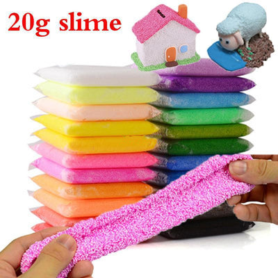 Diy Bead Slime Clay Toy for Kids Puzzle Toys Snow Mud Fluffy