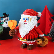 Micro Mini Blocks Christmas Sets Model Bricks Building Kits