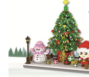 Micro Mini Blocks Christmas Sets Model Bricks Building Kits