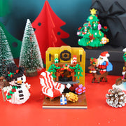 Micro Mini Blocks Christmas Sets Model Bricks Building Kits